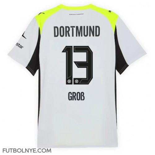 Camiseta Borussia Dortmund Pascal Gross #13 Visitante Equipación 2025-26 manga corta